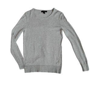 Banana Republic Sweater Women's XS Gray Beige Long Sleeve Glitter Accents